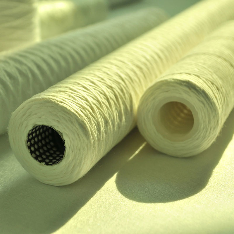 Popüler Tubular Filtre Elementi Yaralı PP Pamuk Filtre